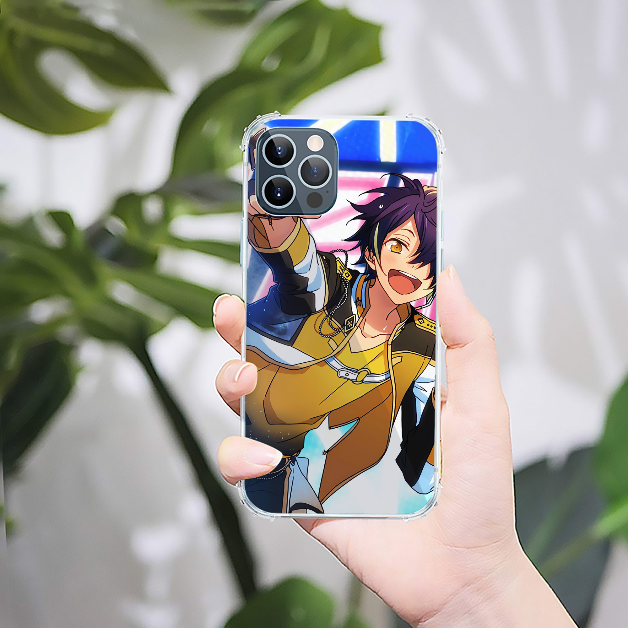 （画像用） あんさんぶるスターズ! Ensemble Stars 【iPhone 12シリーズ対応】透明スマホケース（クリアソフトケース）